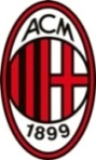 Sticker autoadesivo esclusivo "Logo Milan"