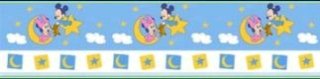 Bordo adesivo esclusivo "Baby Mickey e Minnie"
