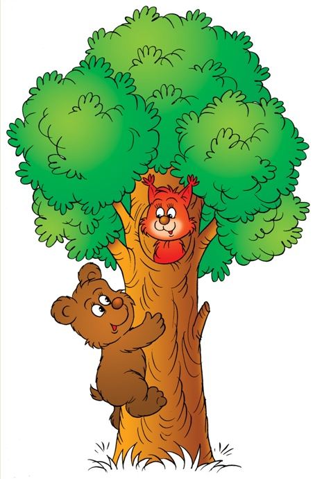 Sticker autoadesivo esclusivo "Orsetto sull'albero"