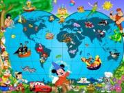 Gigantografia esclusiva "Mappa Disney"