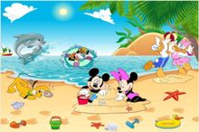 Gigantografia esclusiva "Disney beach"