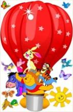 Adesivo decorativo esclusivo "Mongolfiera"