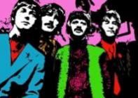 Gigantografia esclusiva autoadesiva "Beatles power art"