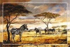   Gigantografia esclusiva "Dipinto safari"