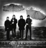 Gigantografia esclusiva "Beatles con ombrelli"