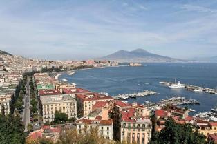 Gigantografia esclusiva autoadesiva "Golfo di Napoli"