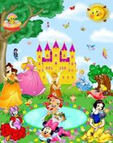 Gigantografia adesiva esclusiva "Princess & Co"