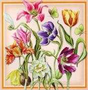 Adesivo decorativo esclusivo "Tulipani"