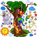 Adesivo decorativo esclusivo "Winnie sull'albero"
