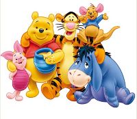 Adesivo decorativo esclusivo "Winnie con gli amici"