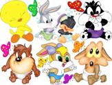Adesivo decorativo esclusivo "Baby looney tunes 2"