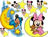 Adesivo decorativo esclusivo "Buona notte topolino"
