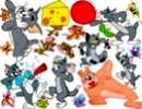 Adesivo decorativo esclusivo "Tom e Jerry"