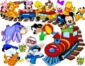 Adesivo decorativo esclusivo "Trenino Baby disney"