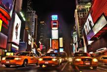 Gigantografia autoadesiva esclusiva "New York sity notturno"
