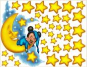 Adesivo decorativo esclusivo "Topolino  buona notte 2"