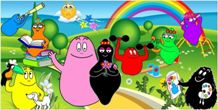 Gigantografia autoadesiva esclusiva "Barbapapà"