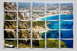 Gigantografia autoadesiva esclusiva "Costa  cartoline"