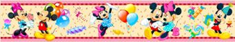 Bordo adesivo esclusivo "Mickey e Minnie"