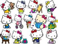 Adesivo decorativo esclusivo "Hello Kitty 3"