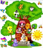 Adesivo decorativo esclusivo "Magico albero"