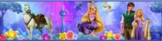 Bordo adesivo esclusivo "Rapunzel"