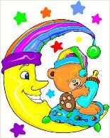 Adesivo decorativo  "Buona notte orsetto"