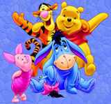 Gigantografia"Winnie the Pooh con gli amici "