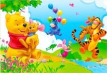 Gigantografia adesiva esclusiva "Winnie the Pooh"