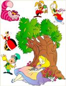 Adesivo decorativo esclusivo "Alice & Co"