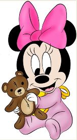 Adesivo decorativo esclusivo "Baby Minnie"