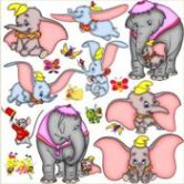 Adesivo decorativo esclusivo "Dumbo 4"