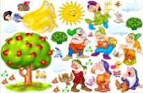 Adesivo decorativo esclusivo "Biancaneve 2"