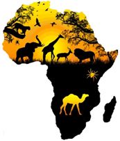 Adesivo decorativo esclusivo "Africa"