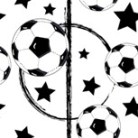 Gigantografia adesiva esclusiva "Pallone di calcio"