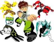 Adesivo decorativo esclusivo "Ben 10"