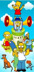 Gigantografia adesiva esclusiva "Simpson"