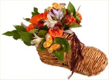 Adesivo decorativo esclusivo "Decorazioni con farfalla e fiori"