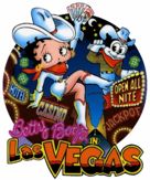 Adesivo decorativo esclusivo "Betty Boop a Las Vegas"