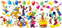 Adesivo decorativo esclusivo "Festa di Topolino"