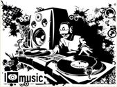 Gigantografia autoadesiva esclusiva "DJ-fan music"