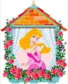 Sticker autoadesivo esclusivo "Principessa Aurora"