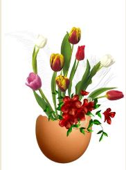 Adesivo decorativo esclusivo "Bouquet con tulipani"