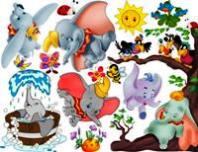 Adesivo decorativo esclusivo "Dumbo"