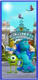 Gigantografia adesiva esclusiva "Monsters Univercity"