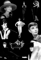Gigantografia esclusiva autoadesiva "Hepburn Audrey"