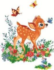 Adesivo decorativo esclusivo "Bambi"