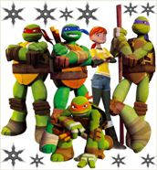 Adesivo decorativo esclusivo "Tartarughe Ninja"