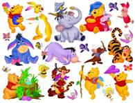Adesivo decorativo esclusivo "Winnie the Pooh 1"