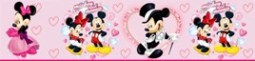 Bordo adesivo esclusivo "Mickey e Minnie"
